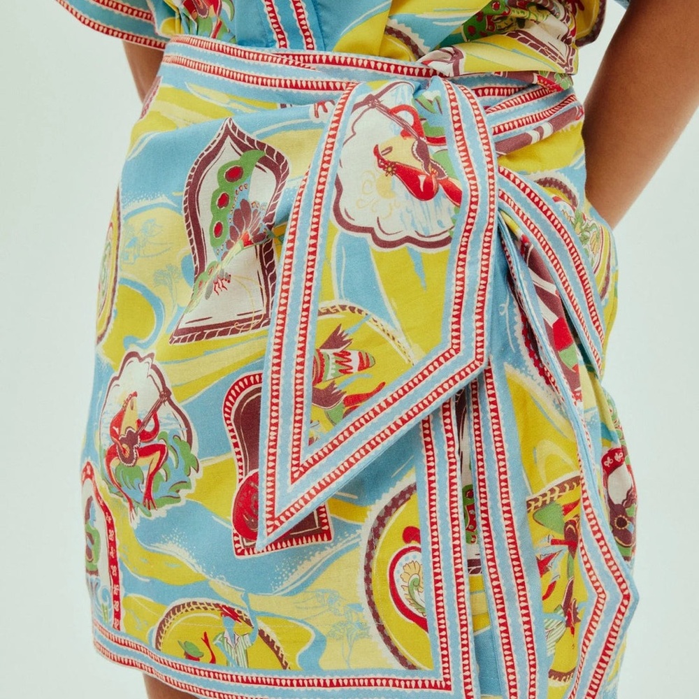 Alemais Emilio Sarong Skirt 6us